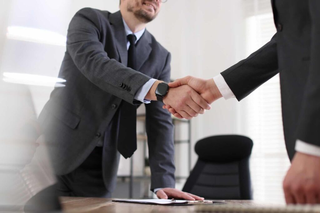 A Wyoming divorce attorney meeting a new client